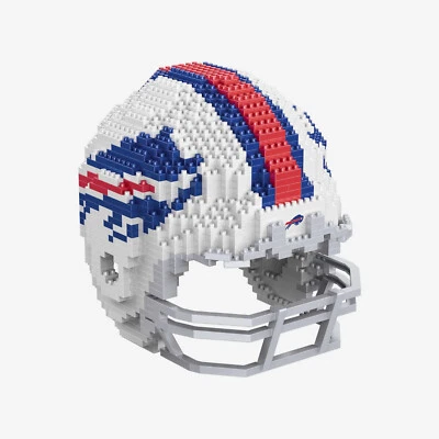 Juego de bloques de casco réplica rompecabezas Buffalo Bills FOCO NFL 3D BRXLZ [NUEVO] Foto 1 de 4