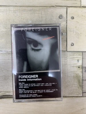 Foreigner -Inside Information Cassette Tape - Image 1 of 4