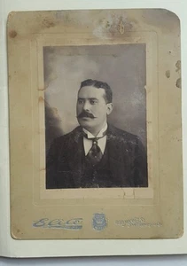 Kabinett Tucson Arizona Territorium bekannter Bewohner Henry Levin großes antikes Foto - Bild 1 von 12