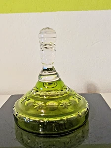 Eisstock aus Glas - Glaseisstock - hellgrün/grün - geschliffen - TOP Zustand - Picture 1 of 2