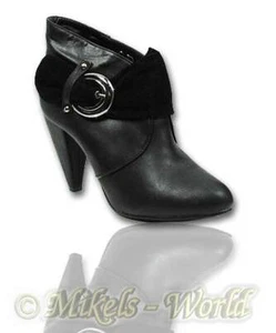 High Heels - Bottes Cheville Tendance Rebecca Noires - Bild 1 von 2