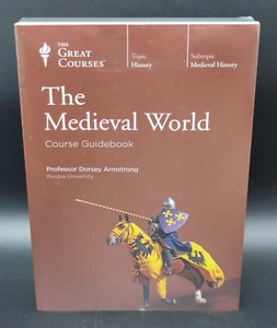 GREAT COURSES The Medieval World Guidebook & DVDs #8280 - Foto 1 di 6