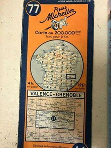 Pneu Michelin: Valence - Grenoble: Including Postcard found in Map 1:2km: Map 77 - Picture 1 of 4