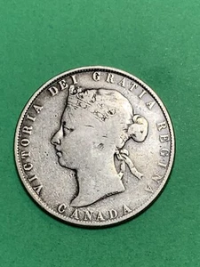 50 centavos de plata Canadá 1870 LCW (A1261) - Imagen 1 de 4