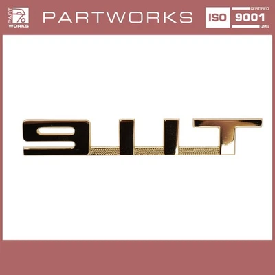 Schriftzug ORIGINAL PORSCHE 911 F 911 T GOLD - Imagem 1 de 4