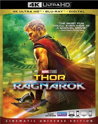 Thor: Ragnarok (Feature) (4K UHD Blu-ray) Chris Hemsworth Idris Elba (US IMPORT) - Image 1 of 2