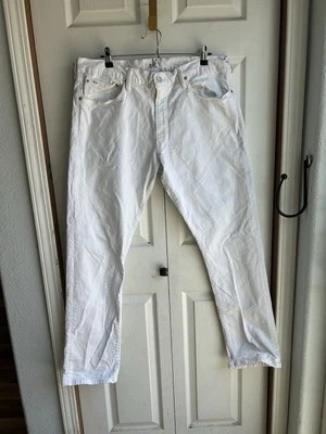 Men’s Polo Ralph Lauren White Varick Slim Straight Denim Jeans Size 38 x 34 - Image 1 of 4