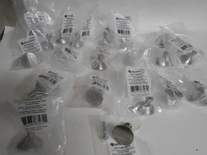 19 Pack Brainerd P47119W-SN-C Classy Round Knobs Satin Nickel New - Picture 1 of 6