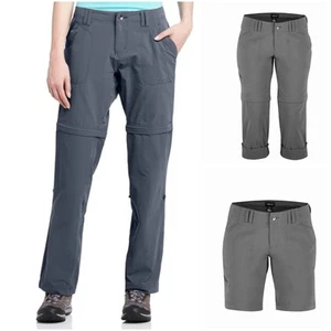 MARMOT Woman’s Mazot Gray Convertible Pants, Capri and Shorts Size 8 - Picture 1 of 9