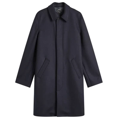 A.P.C. • Auster Wool Mac • Mantel • Marine Blau • Größe XS • NP 590€ - Bild 1 von 4