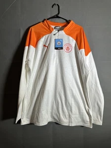 Chaqueta de Entrenamiento Manchester City Para Hombres 2XL Puma Warmcell Polar Fútbol Pullover - Imagen 1 de 7
