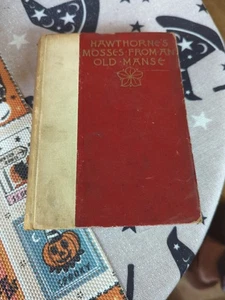 Mosses From An Old Manse Nathaniel Hawthorne 1893 Houghton Mifflin Salem Edition - Picture 1 of 12