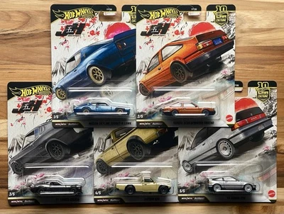Juego de 5 Hot Wheels JAPAN HISTORICS 5 Premium Car Culture 2026 TOTALMENTE NUEVO Foto 1 de 2