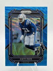 2022 Panini Prizm - [Base] - Blue Wave Prizm #127 - Kwity Paye /199 - Bild 1 von 2