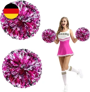 2 Stück Cheerleading Pompoms, Cheerleader Pompons, Cheerleading Captain Pompons  - Bild 1 von 6