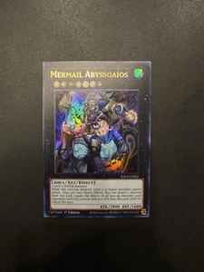 YuGiOh Mermail Abyssgaios - RA04-EN065 - Ultra Rare - 1st Edition - Picture 1 of 2