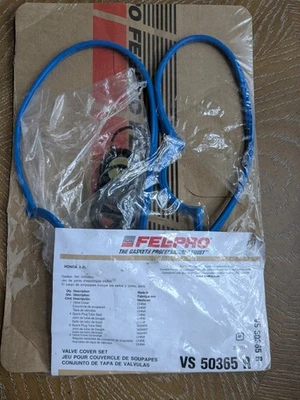 NUEVO Juego de juntas de cubierta de válvula Fel-Pro VS 50365 R PARA 92-96 Honda 2,2 L Foto 1 de 4