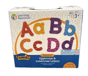 Learning Resources Essentials Uppercase & Lowercase Magnetic Letters - Open Box - Picture 1 of 5