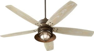 Quorum 14605-86 Portico 60" 5-Blade Patio Fan in Oiled Bronze - Picture 1 of 1