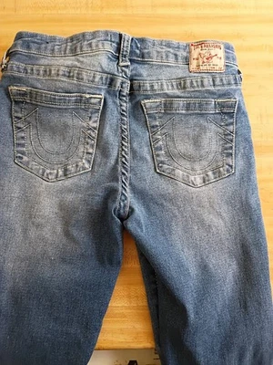 Jeans skinny relaxado True Religion Rocco tamanho 14 - Imagem 1 de 4