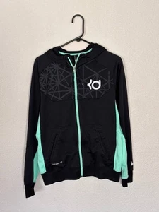 NIKE KEVIN DURANT KD KAPUZENJACKE Größe Small SCHWARZ & GRÜN THERMA FIT - Bild 1 von 8