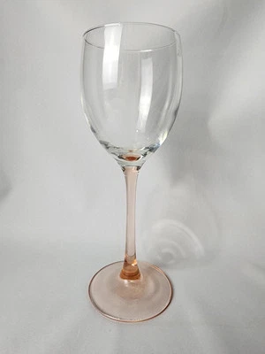 Juego de 3 copas de vino blanco vintage Luminarc Francia rosa vajilla Foto 1 de 4