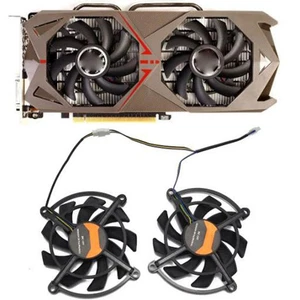 Graphics Card Cooling Fans for Colorful GTX1060 GeForce 1070 1060 Cooler Fan Kit - Afbeelding 1 van 5