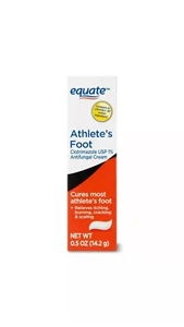 Pack Of 2 Equate Athlete's Foot Antifungal Cream, 0.5 OZ Exp:12/2025 - Picture 1 of 6