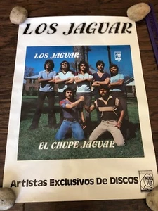PÓSTER LOS JAGUAR EL CHUPE JAGUARR NOVA VOX 15"" X 22"" TEJANO DE COLECCIÓN - Imagen 1 de 3