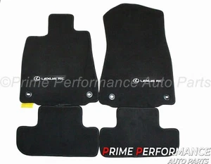 Lexus RC350 RC200T RC300 RWD 15-22 OEM Black Carpet Floor Mats PT208-24150-21 - Picture 1 of 6