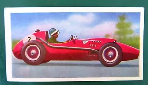 1958 MERRYSWEETS "World Racing Cars" Swap Card: FERRARI "DINO 246" ... #1 - Bild 1 von 2