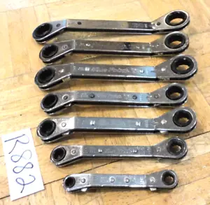 BLUE-POINT TOOLS 7 PIECE METRIC RATCHETING BOX END WRENCHES 7MM-21MM - Picture 1 of 13