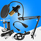 Bm800 Condenser Microphone Kit Studio-Pro Audio Recording Arm Stand Shock Mount
