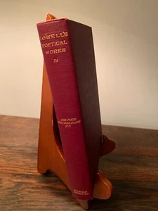 Lowell's Poetical Works: Poems IV. by James Russell Lowell 1915 - Picture 1 of 8