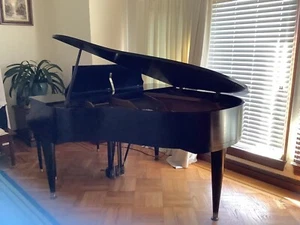 Used 1950s Baldwin Ebony Baby Grand 5'2" in great condition! - Picture 1 of 6