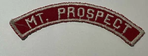 MT PROSPECT Red and White Community Strip RWS Boy Scout TT5 - Picture 1 of 1