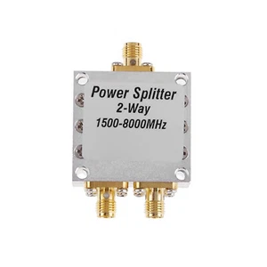 2-Way RF Coaxial Power Splitter 1.5G-8GHz Signal SMA Female v - Zdjęcie 1 z 11