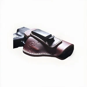 Brown Leather IWB Holster for Beretta Bobcat 21A (22/25)/Tomcat 3032 (32) Right - Picture 1 of 15