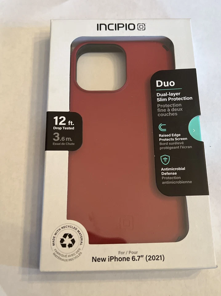 Incipio Duo Case for iPhone 13 Pro Max & iPhone 12 Pro Max - Red - Image 1 of 1