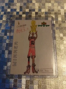 1999-00 Upper Deck #W6 MVP MICHAEL JORDAN DRAW YOUR OWN CARD- Chicago Bulls - Picture 1 of 2