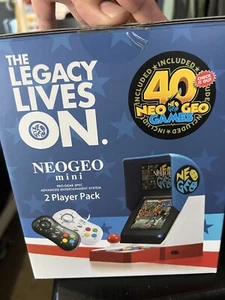 SNK NEOGEO Mini Arcade US Edition with Two NEOGEO mini PAD Controllers - Picture 1 of 2