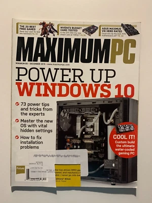 740 MAXIMUM PC Magazine December 2015 Used in like new condition - Image 1 of 3