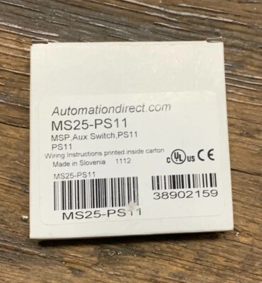AUTOMATION DIRECT MS25-PS11 AUXILIARY SWITCH 500V 6A NEW IN BOX - Image 1 of 4