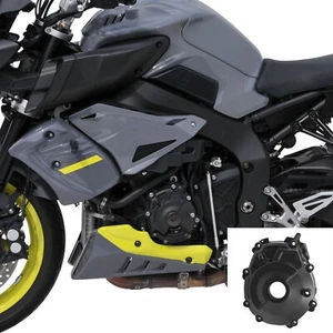 Black Stator Cover Crankcase Engine Fit For YAMAHA FZ10 2017 MT10 2018-2025 - Picture 1 of 11