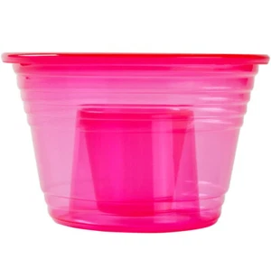 500 Red Pink Jager Bomb Blaster Power Shot Glass Disposable Plastic Cup Case - Picture 1 of 1