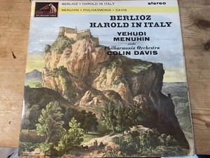 MENUHIN / BERLIOZ - HAROLD IN ITALY (1963) ASD 537, HMV Gold/Cream 1st LP EX/EX- - Picture 1 of 4
