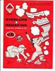 9/29 1957 Pittsburgh Steelers vs Washington Redskins football program em bx20