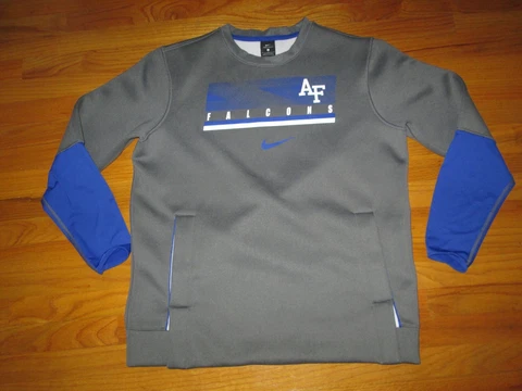 2020 Nike Dri Fit Air Force Falcons ON FIELD Sweater Sweat Shirt t jacket Large Cover