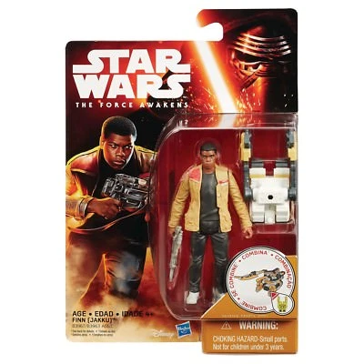 Star Wars The Force Awakens 3.75-Inch Figure Desert Mission Finn Jakku + tank - Image 1 of 4