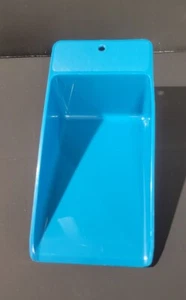 Tupperware 1452 Blue Flat Bottom Wedge Flour Sugar Pet Food SCOOP - Picture 1 of 5
